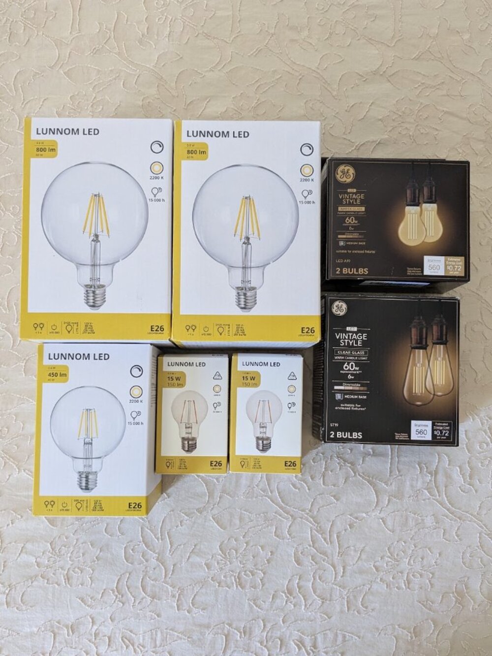 New IKEA & GE Vintage Style LED Bulbs